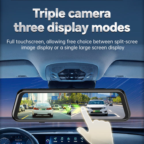360° Panoramic 4-Lens Streaming Media Dash Cam